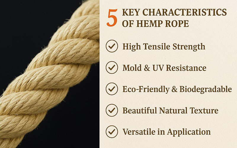 Key Characteristics Of Hemp Rope