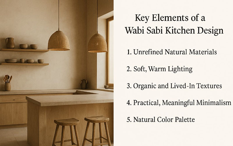 Key Elements Of A Wabi Sabi Kitchen Design
