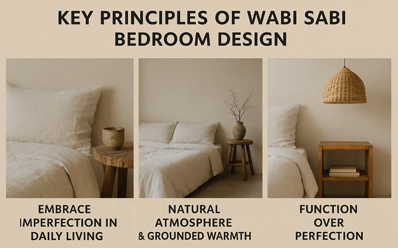 Key Principles Of Wabi Sabi Bedroom Design