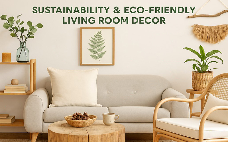 Sustainability & Eco-friendly Living Room Decor
