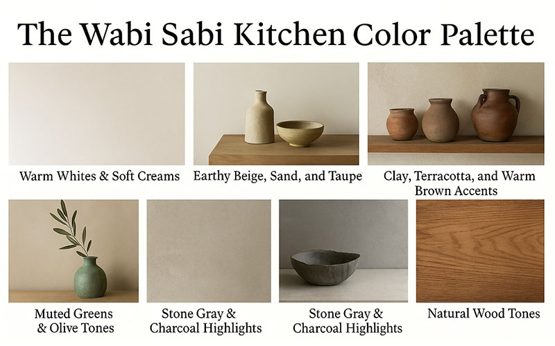 The Wabi Sabi Kitchen Color Palette