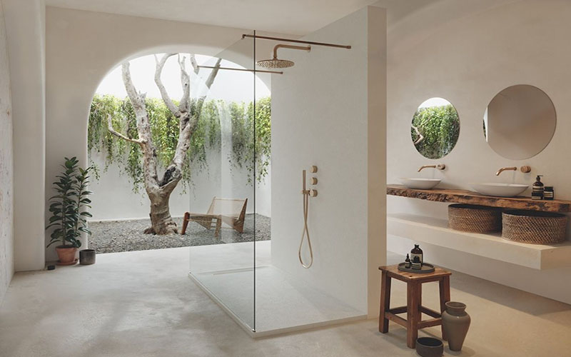 Wabi Sabi Bathroom Interior Design