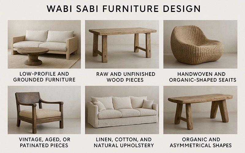 Wabi Sabi Furniture Design Interior