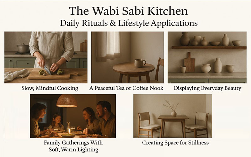 Wabi Sabi Kitchen Daily Rituals & Lifestyle Applications