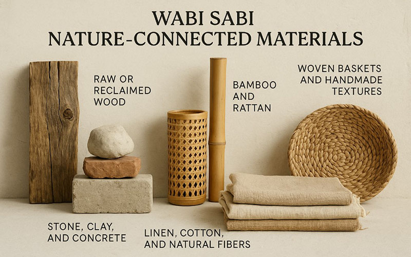 Wabi Sabi Nature-connected Materials