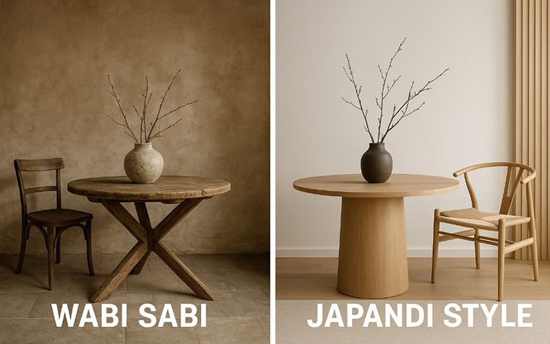 Wabi Sabi Vs Japandi Style