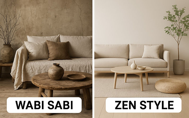 Wabi Sabi Vs Zen Style