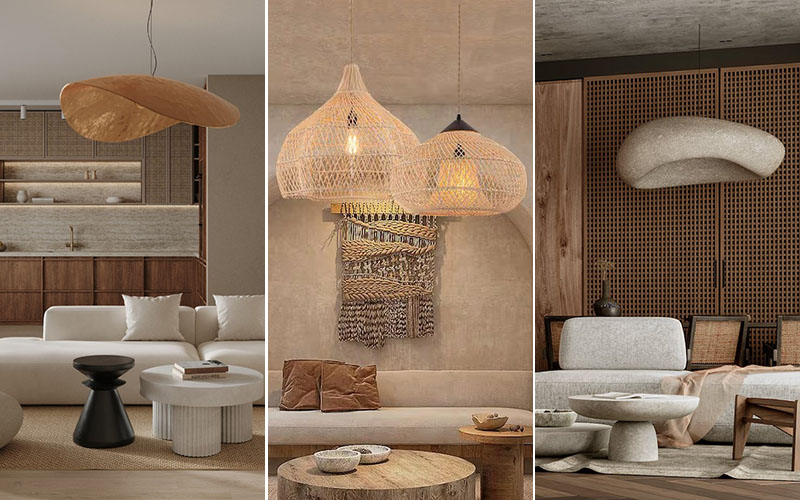 Warm, Soft, Ambient Lighting Wabi Sabi Interior Design