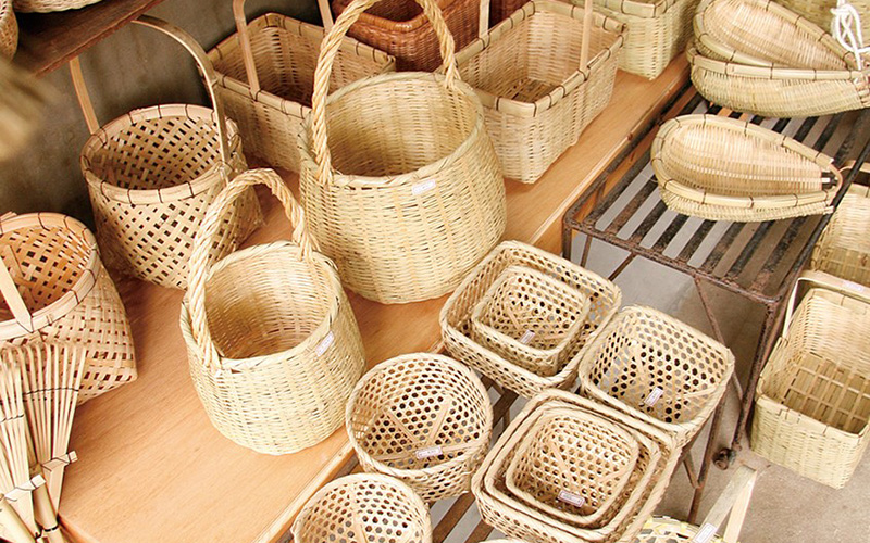 Bamboo Home Basket Décor