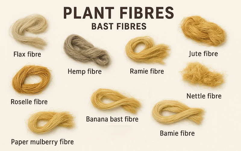 Bast Fibres From Plant Stems
