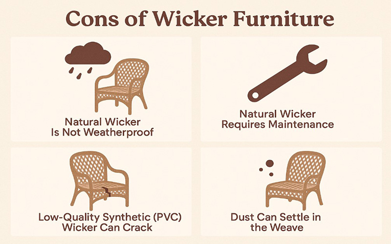Cons Of Wicker Furniture