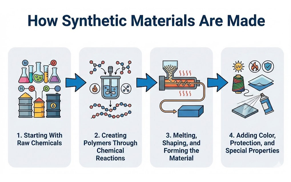 How Synthetic Materials Are Made