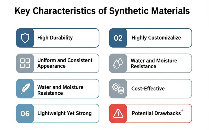 Key Characteristics Of Synthetic Materials