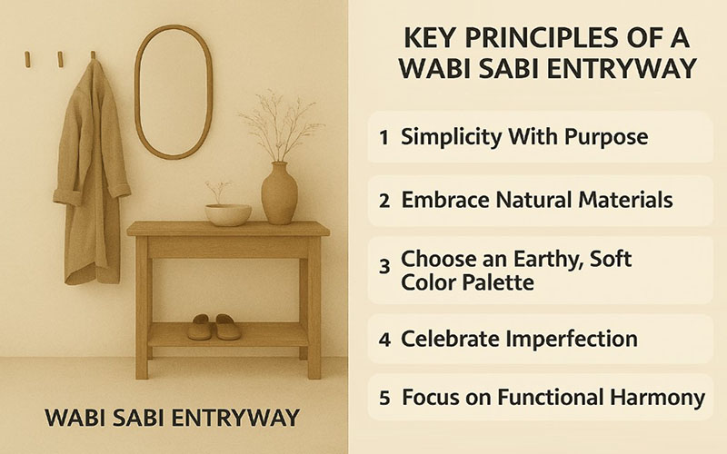 Key Principles Of A Wabi Sabi Entryway