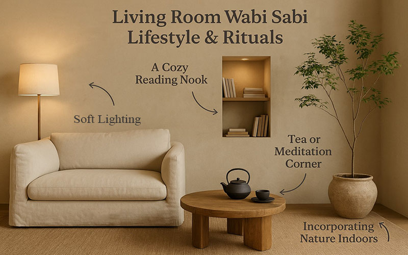 Living Room Wabi Sabi Lifestyle & Rituals