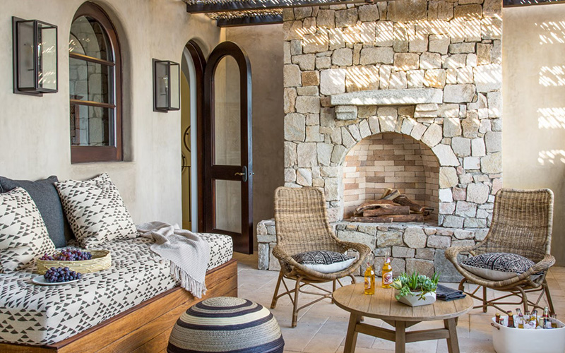 Natural Material For Mediterranean Style