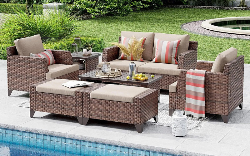 Pe Wicker Is Highly Durable For Long-term Outdoor Use