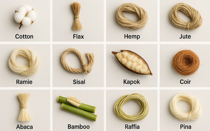 Plant Fibres Are Natural Fibres Derived From Different Parts Of Plants