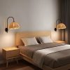 Rattan Flora Wall Light Bedroom