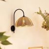 Rattan Flora Wall Light Bedsize
