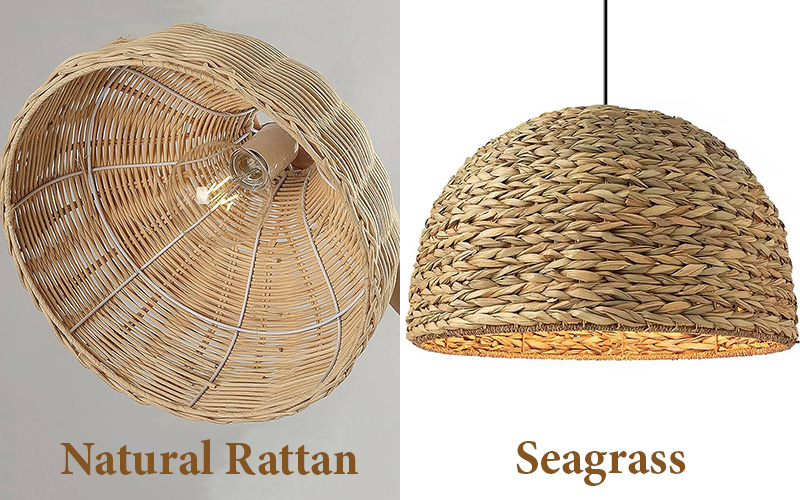Rattan Vs Seagrass Lighting
