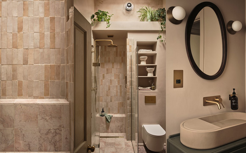 Use Natural Material For Bathroom
