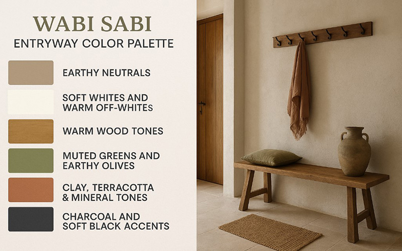 Wabi Sabi Entryway Color Palette