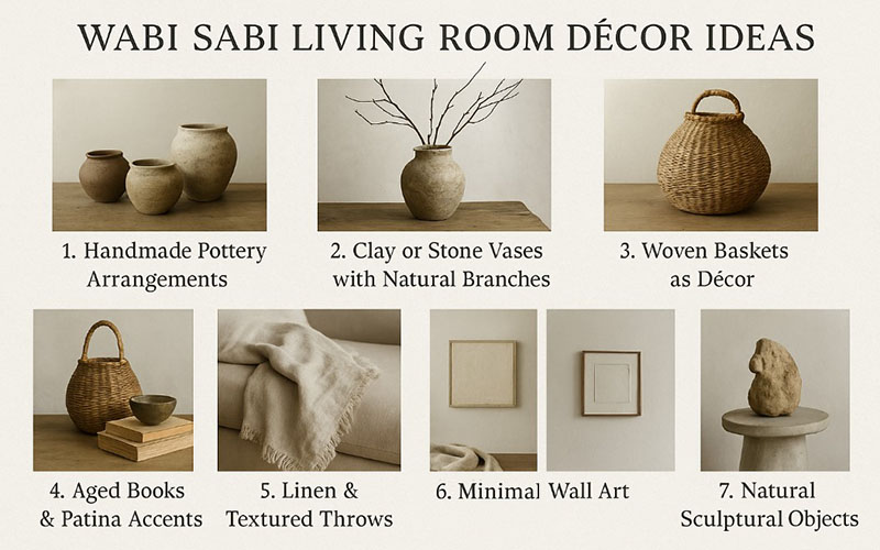 Wabi Sabi Living Room Décor Ideas