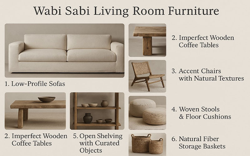 Wabi Sabi Living Room Furniture