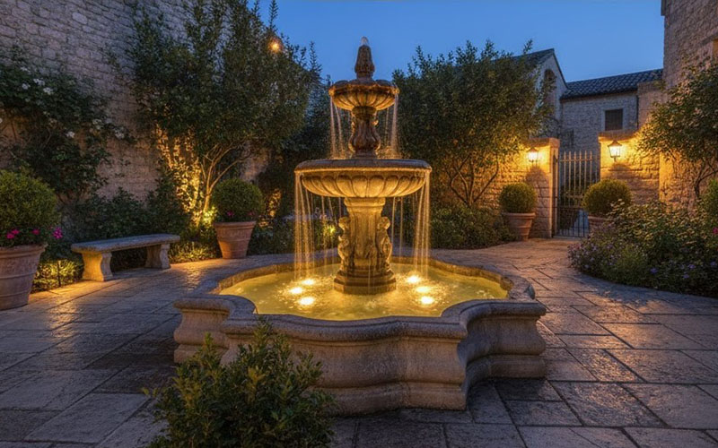 Water Feature Lighting Ideas