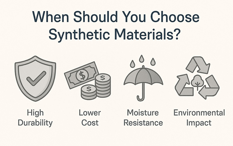When Should You Choose Synthetic Materials