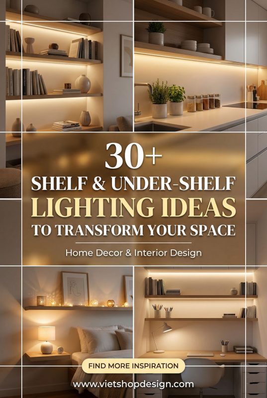 30+ Shelf & Under-shelf Lighting Ideas To Transform Your Space