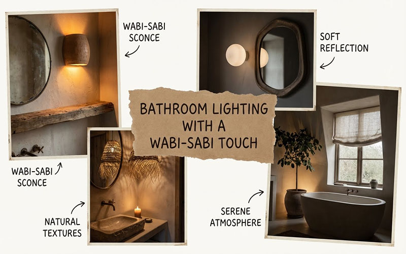 Bathroom Lighting With A Wabi-sabi Touch