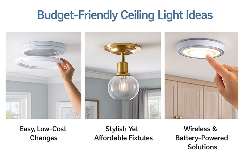 Budget-friendly Living Room Ceiling Light Ideas