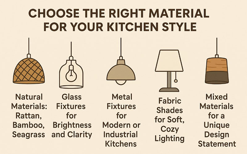 Choose The Right Material For Your Kitchen Style