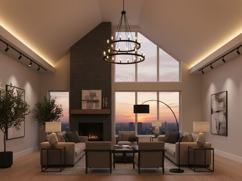Considering Living Room Size And Ceiling Height