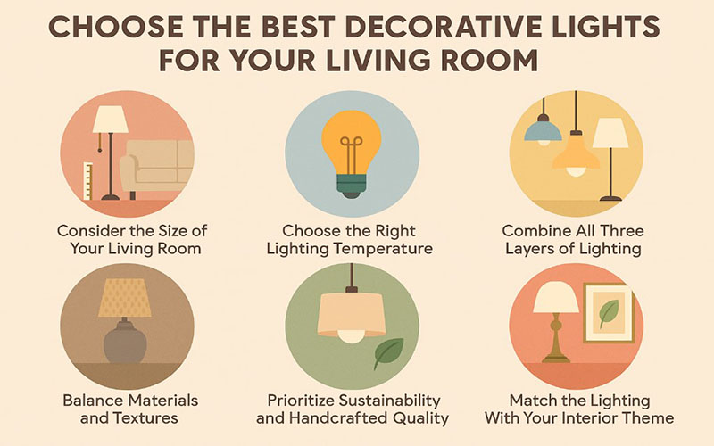 How To Choose The Best Decorative Lights For Your Living Room