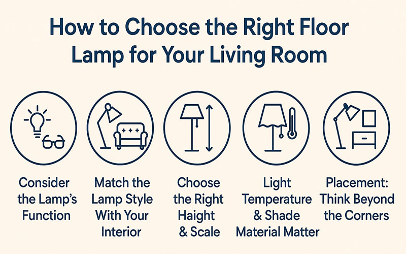 How To Choose The Right Floor Lamp For Your Living Room