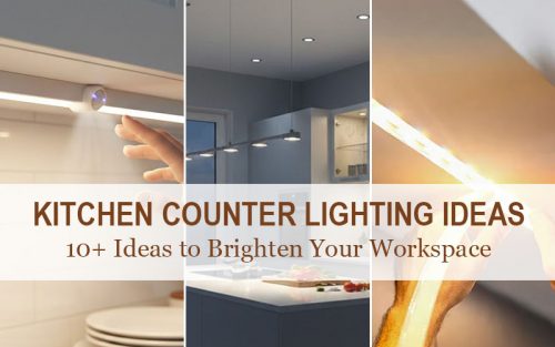 Kitchen Counter Lighting Idea