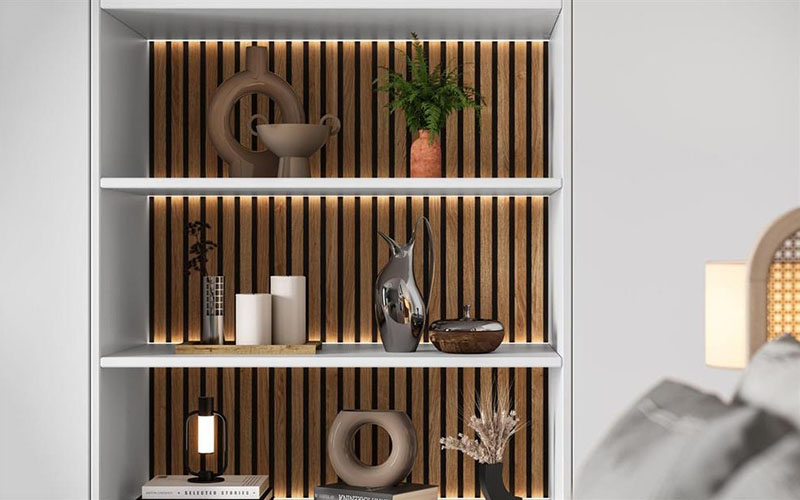 Led Strip Lighting For Livingroom Shelves