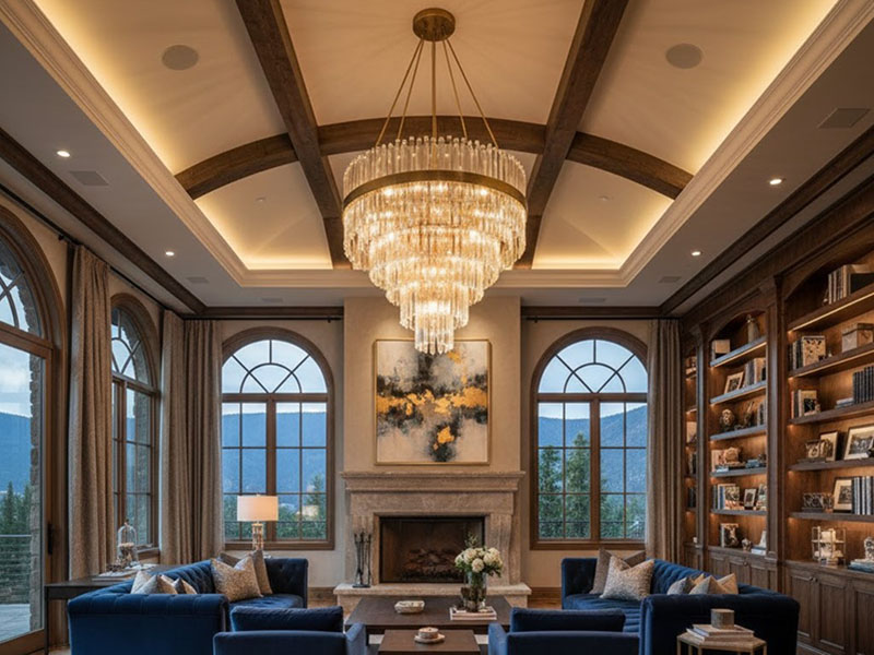Large Living Room Ceiling Light Ideas