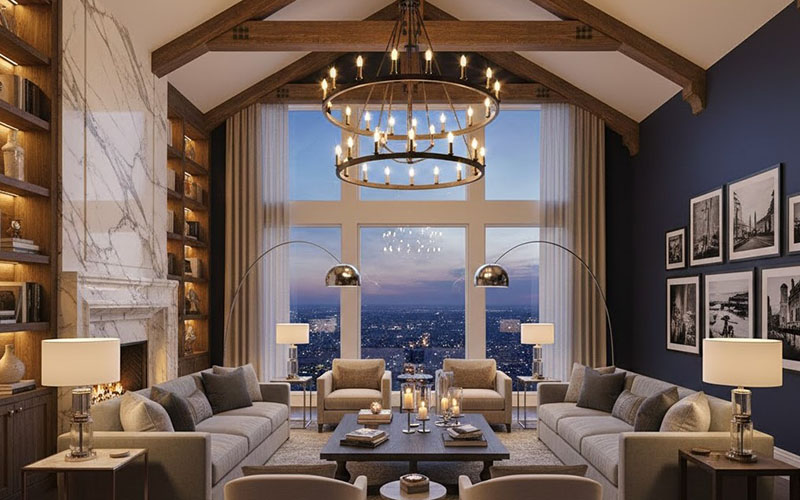 Large Living Room Lighting Ideas
