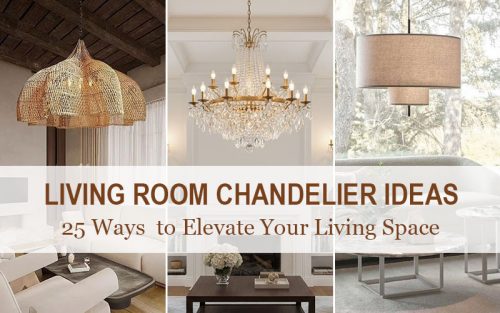 Living Room Chandelier Ideas
