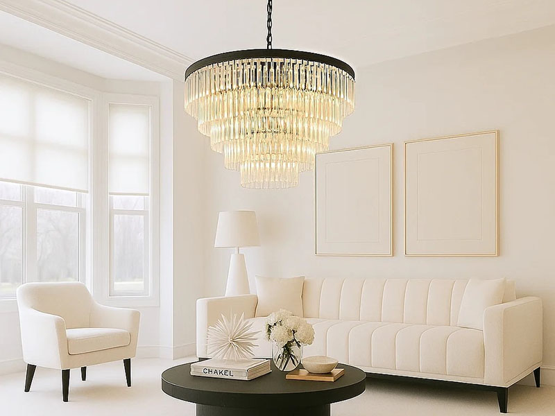 Living Room Crystal Chandelier
