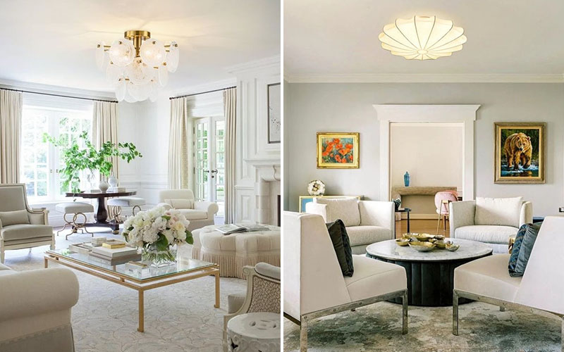Living Room Semi-flush Mount Lights