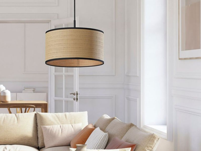 Living Room Drum Shade Pendant Light