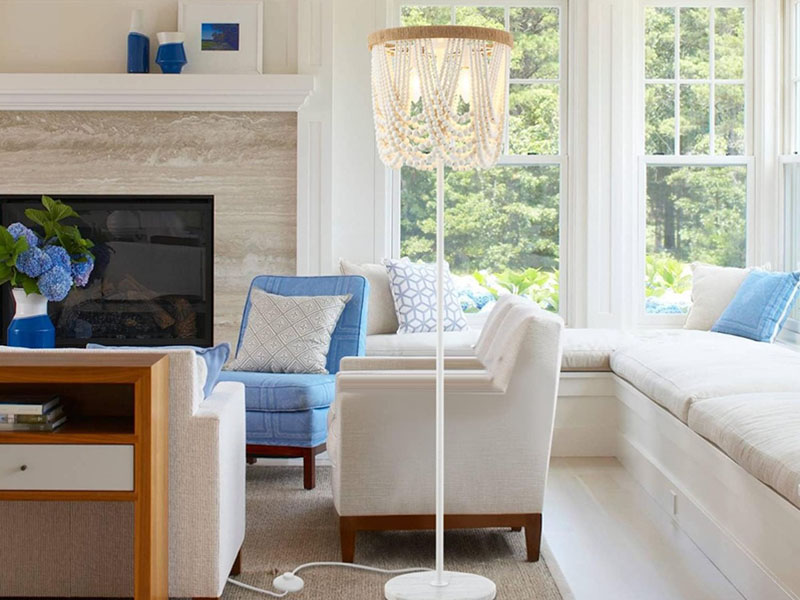 Livingroom Beaded Boho Floor Lamp