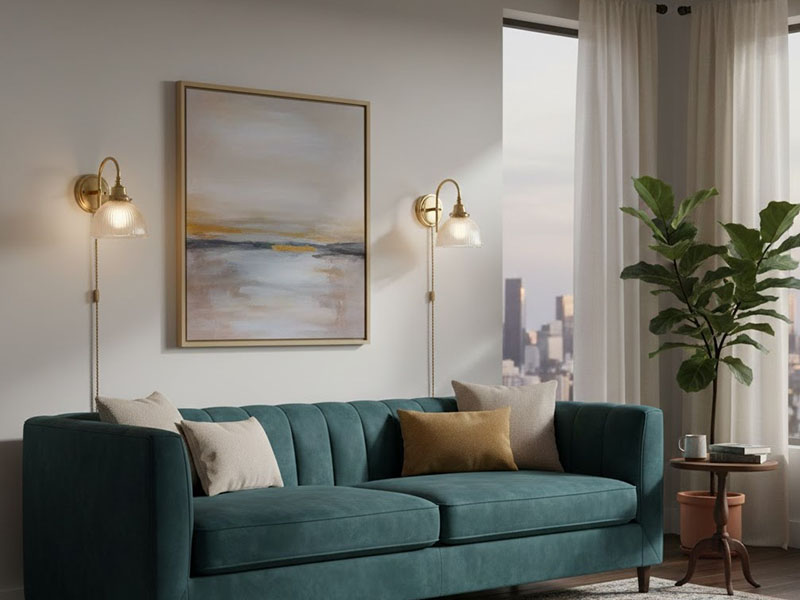 Livingroom Brass Wall Sconces