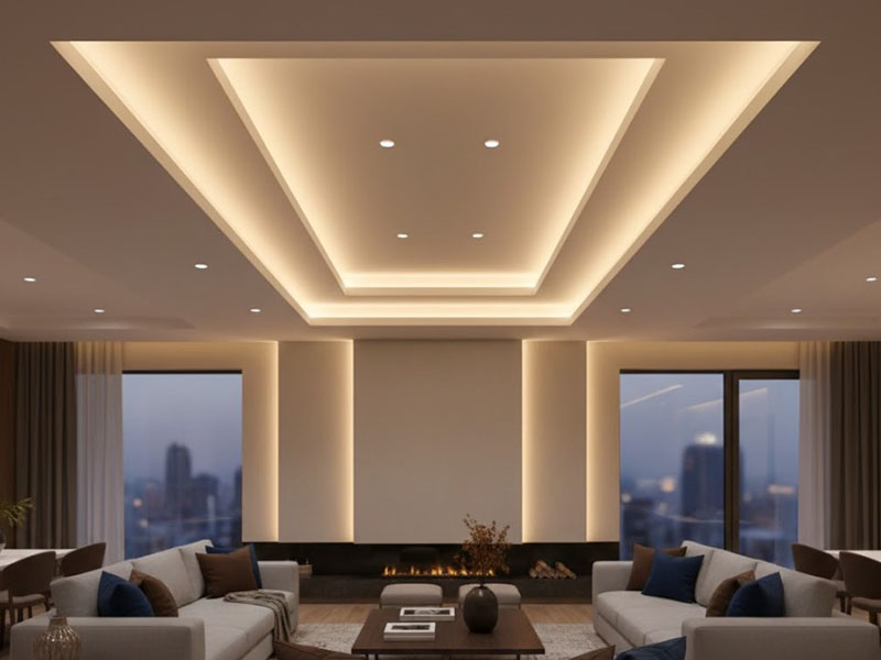 Livingroom Cove Lighting