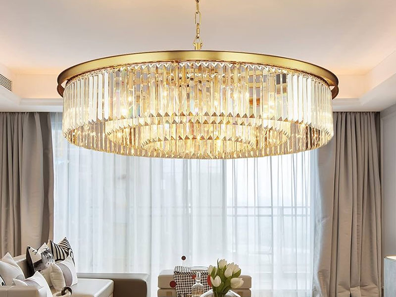 Livingroom Crystal Statement Chandelier